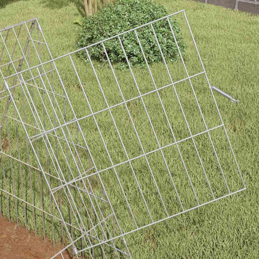 Chicken Cage Silver 110 x 55 x 55 cm Galvanised Steel