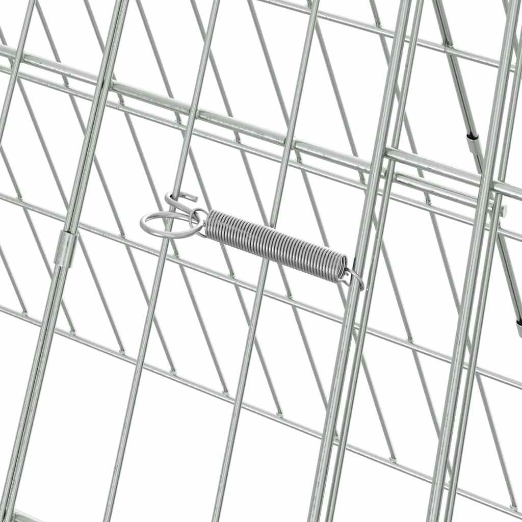 Chicken Cage Silver 430 x 55 x 55 cm Galvanised Steel