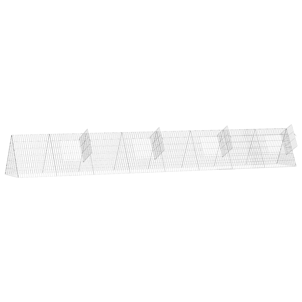 Chicken Cage Silver 430 x 55 x 55 cm Galvanised Steel