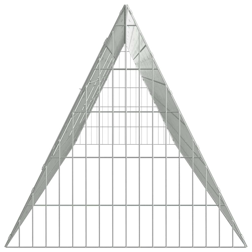 Chicken Cage Silver 430 x 55 x 55 cm Galvanised Steel