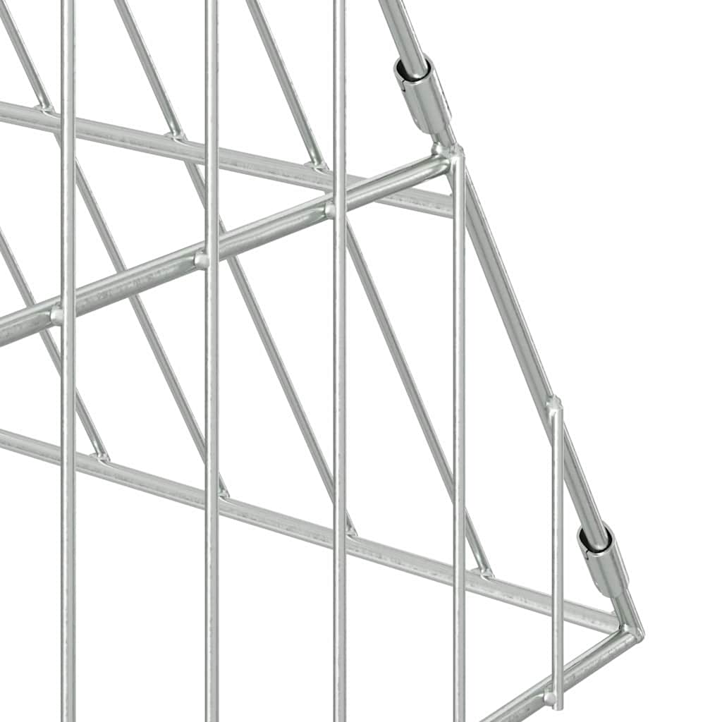 Chicken Cage Silver 110 x 100 x 85 cm Galvanised Steel