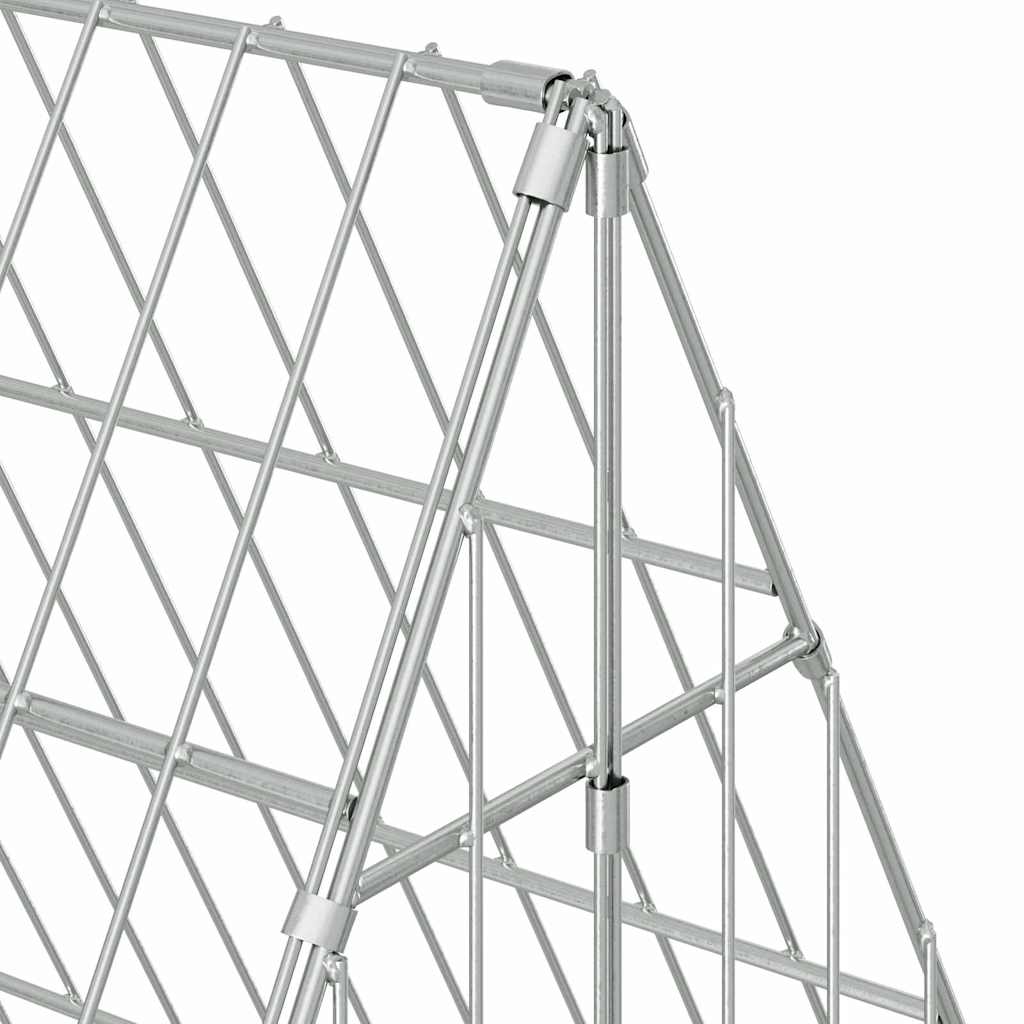 Chicken Cage Silver 110 x 100 x 85 cm Galvanised Steel