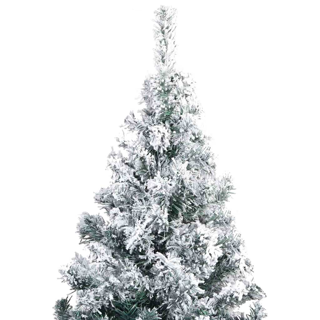 Artificial Pre-lit Christmas Tree with Stand Green 400 cm PVC