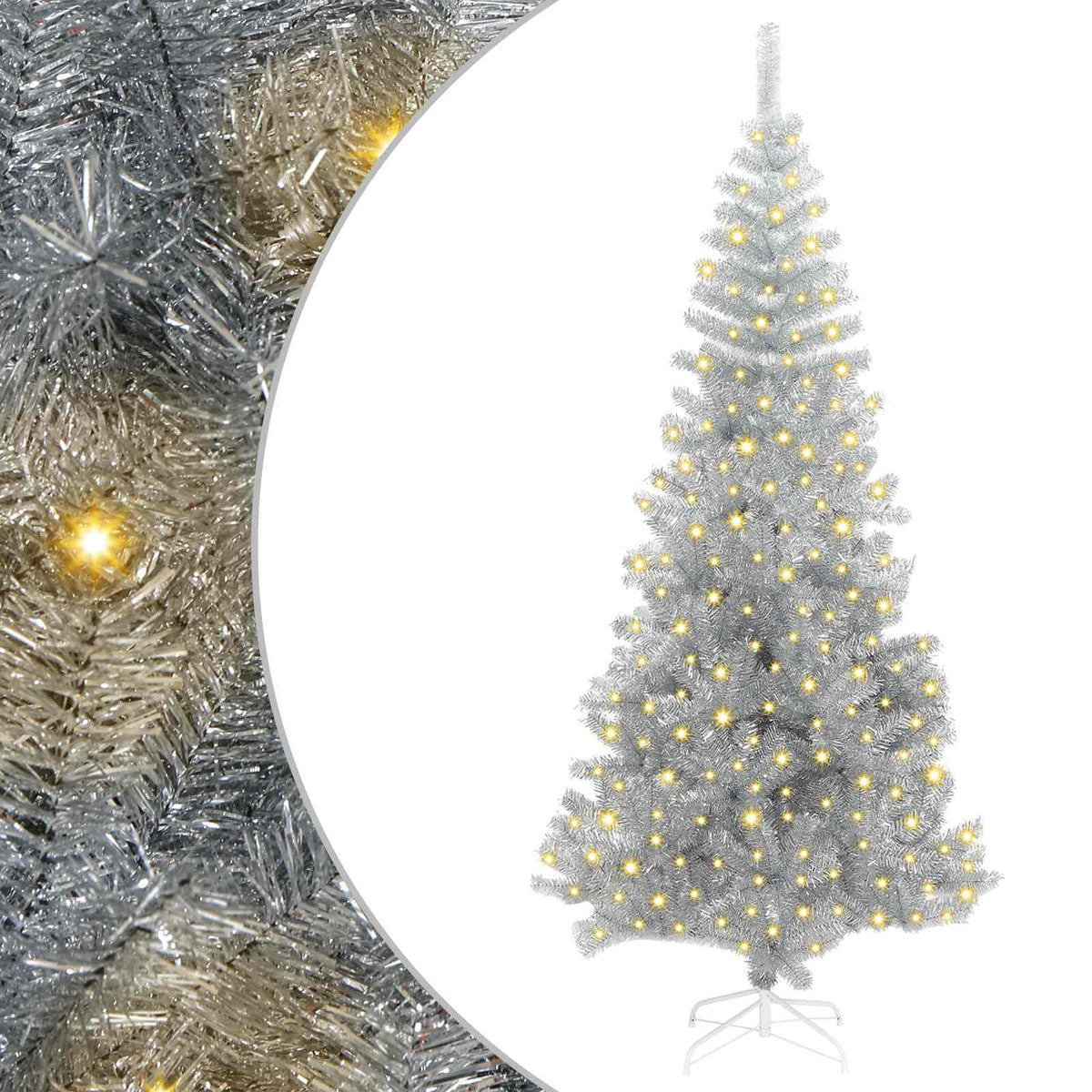 Christmas Tree Silver 180 cm PET