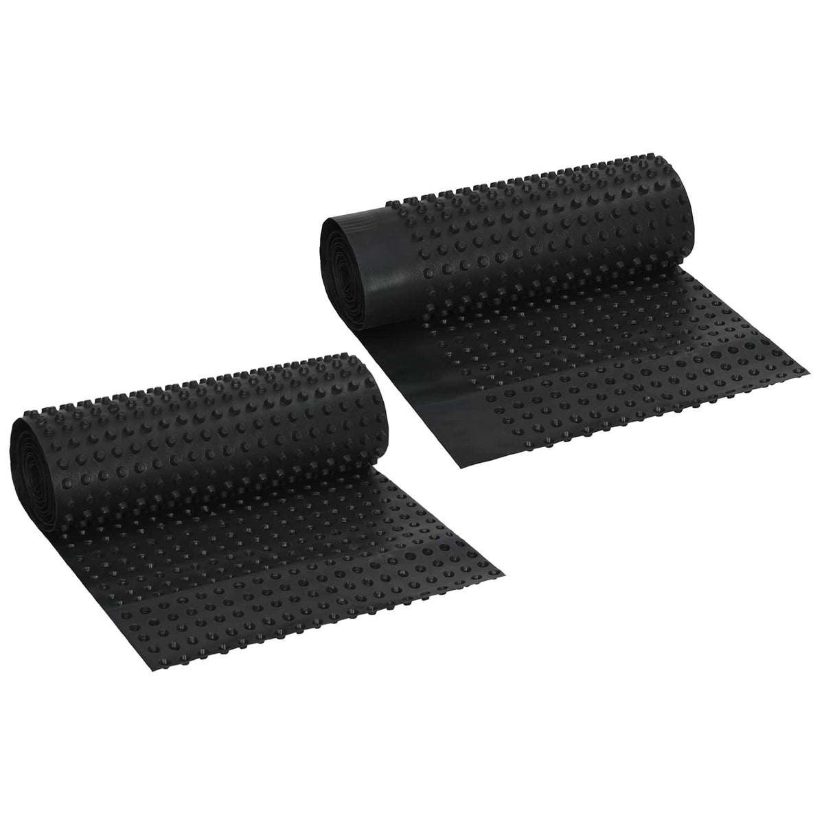 Dimpled Drainage Sheet 2 pcs Black 0.5 x 20 m HDPE