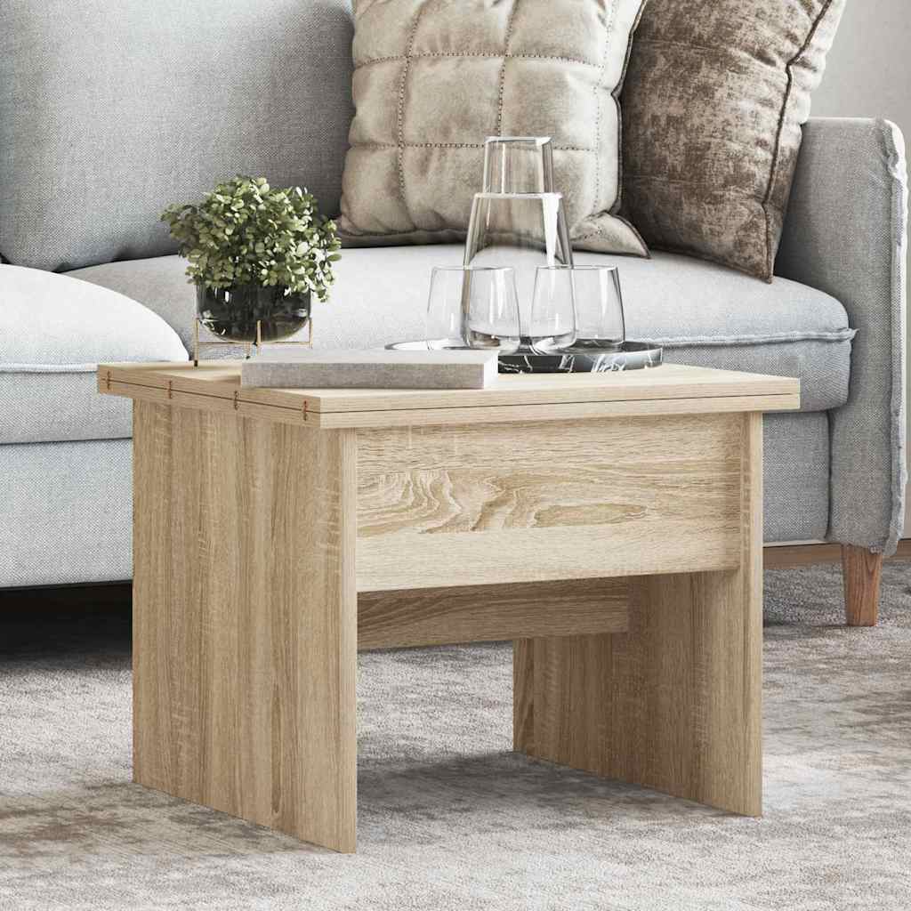 Coffee Table Sonoma Oak 55 x 54,5 x 45 cm Engineered wood