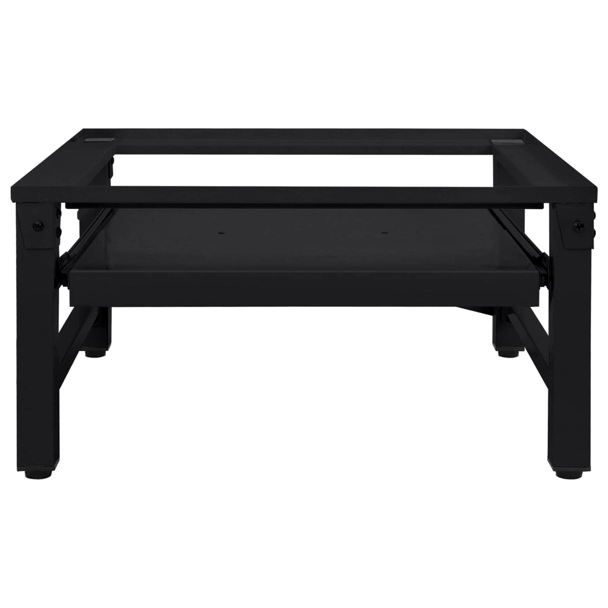 Washing Machine Pedestal Black 62 x 60.5 x 32.5 cm Steel