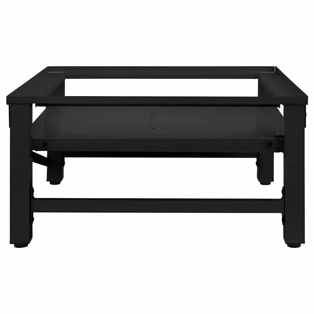 Washing Machine Pedestal Black 62 x 60.5 x 32.5 cm Steel