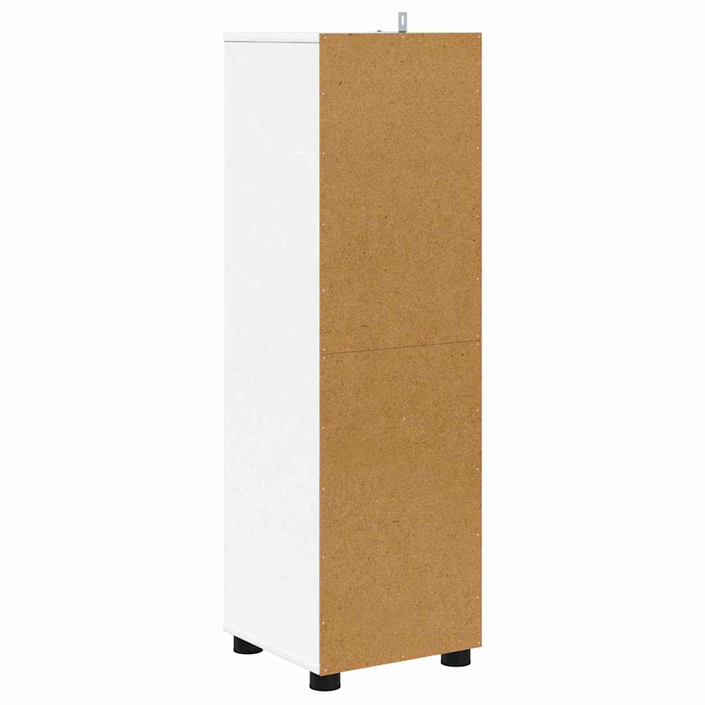 Bathroom Cabinet White 30.5 x 30 x 101 cm Engineered Wood