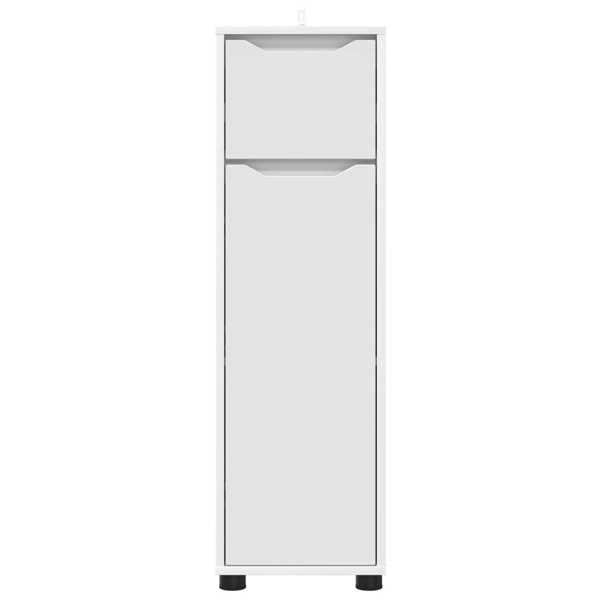Bathroom Cabinet White 30.5 x 30 x 101 cm Engineered Wood