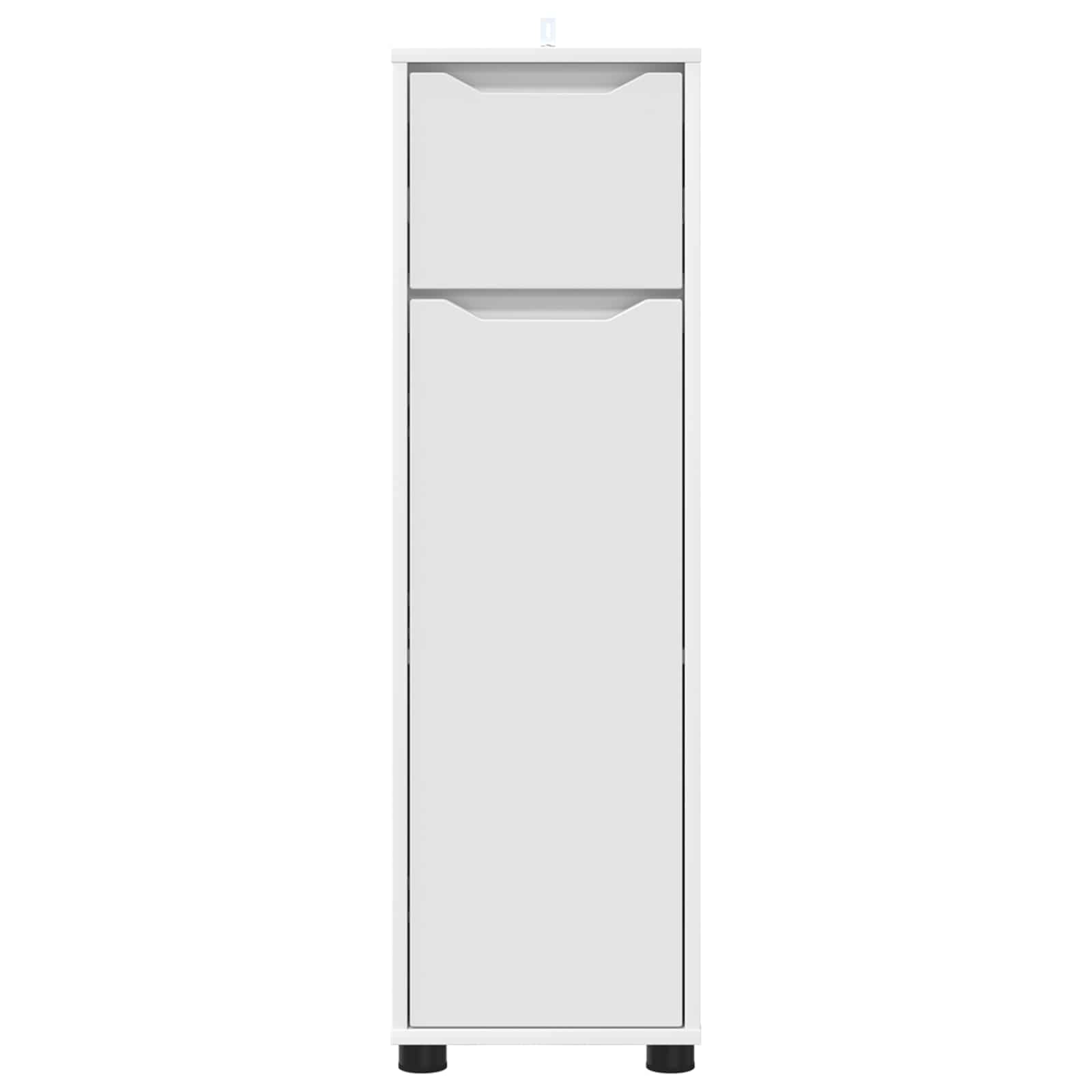 Bathroom Cabinet White 30.5 x 30 x 101 cm Engineered Wood