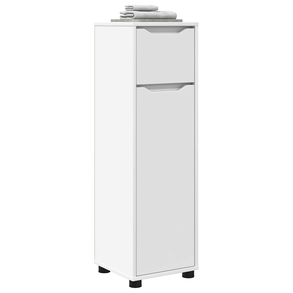 Bathroom Cabinet White 30.5 x 30 x 101 cm Engineered Wood