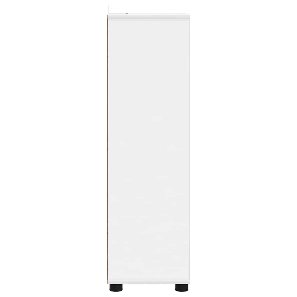 Bathroom Cabinet White 30.5 x 30 x 101 cm Engineered Wood