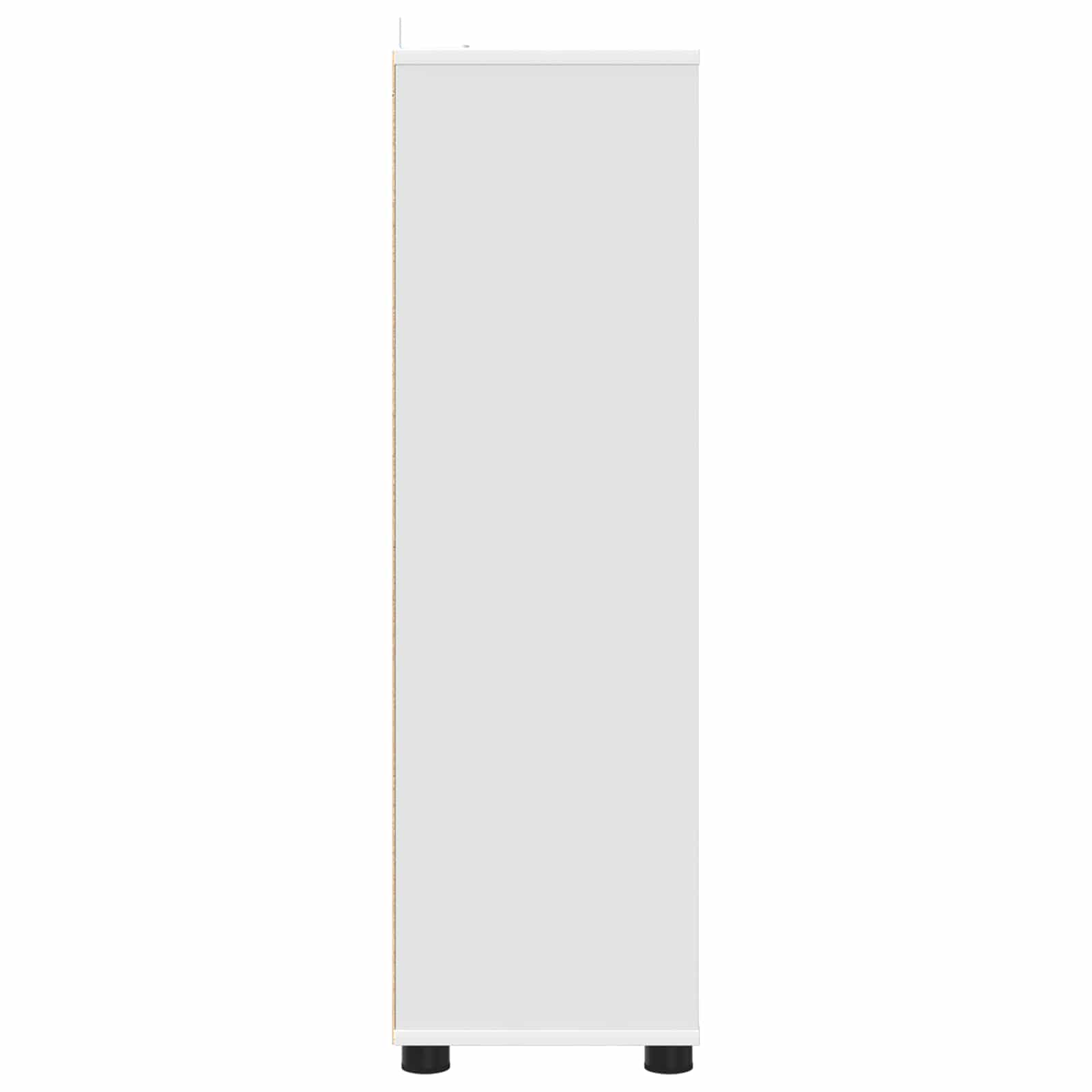 Bathroom Cabinet White 30.5 x 30 x 101 cm Engineered Wood