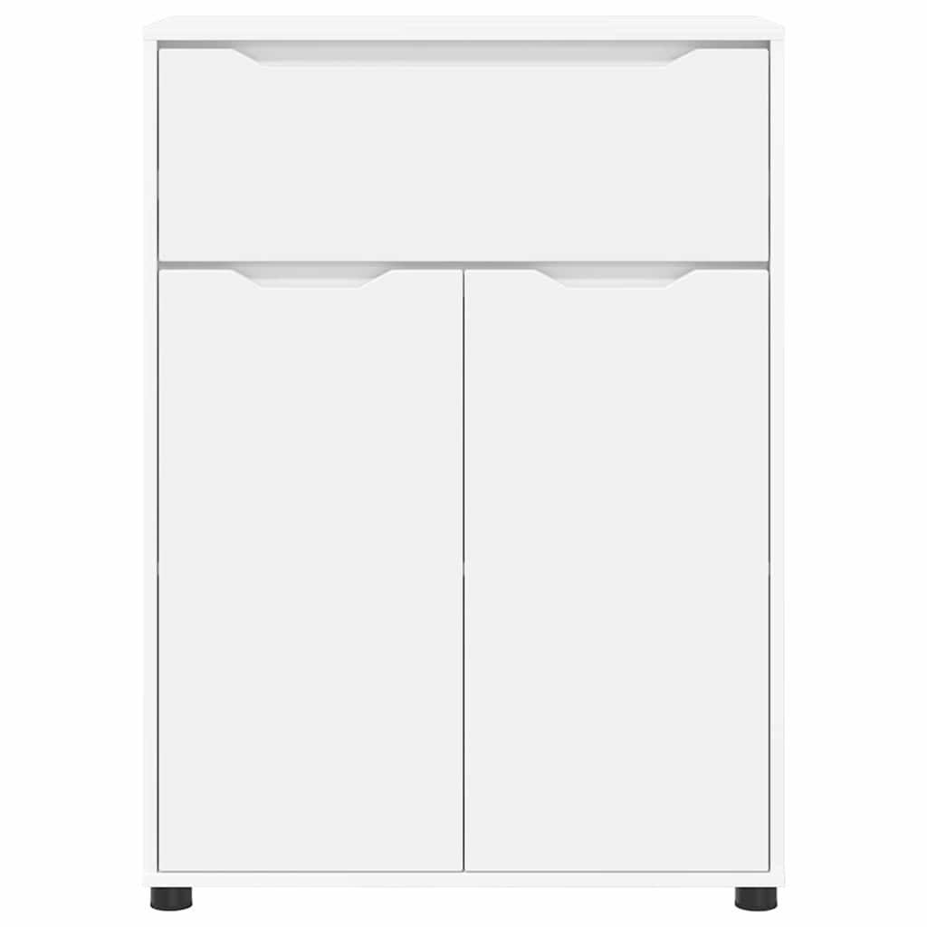 Bathroom Cabinet White 72.5 x 36.5 x 100 cm Engineered Wood