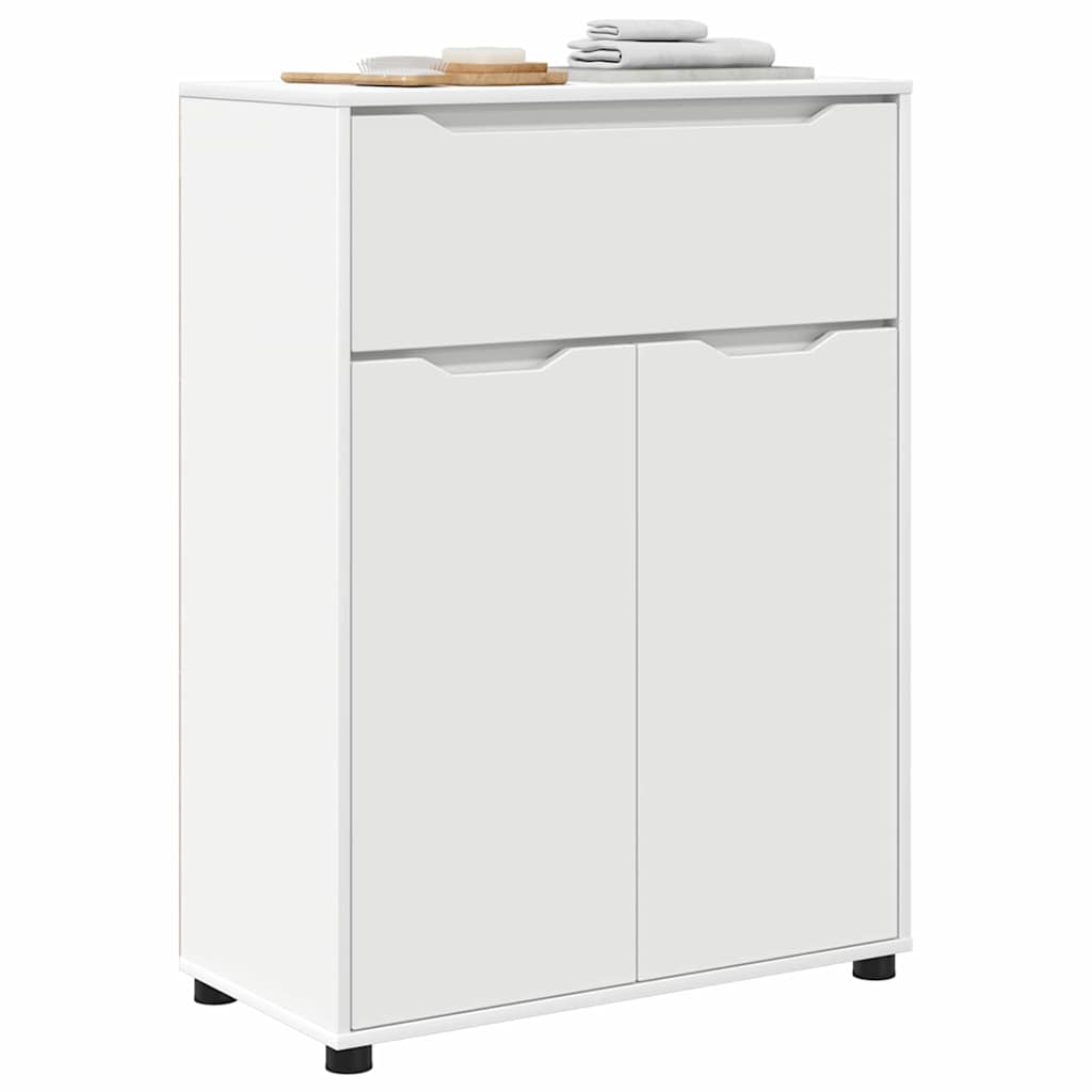 Bathroom Cabinet White 72.5 x 36.5 x 100 cm Engineered Wood