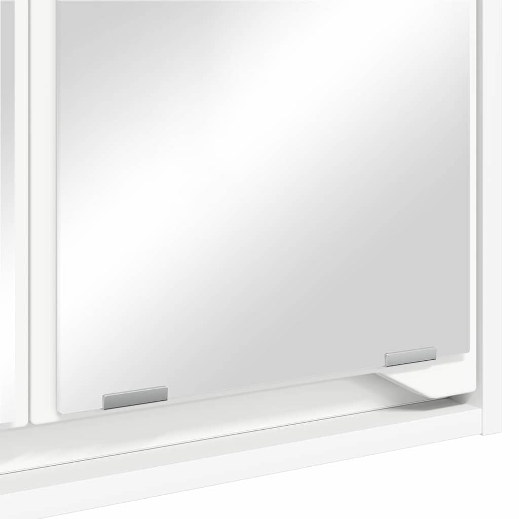 Bathroom Mirror Cabinet White 60 x 20 x 60 cm Engineered Wood