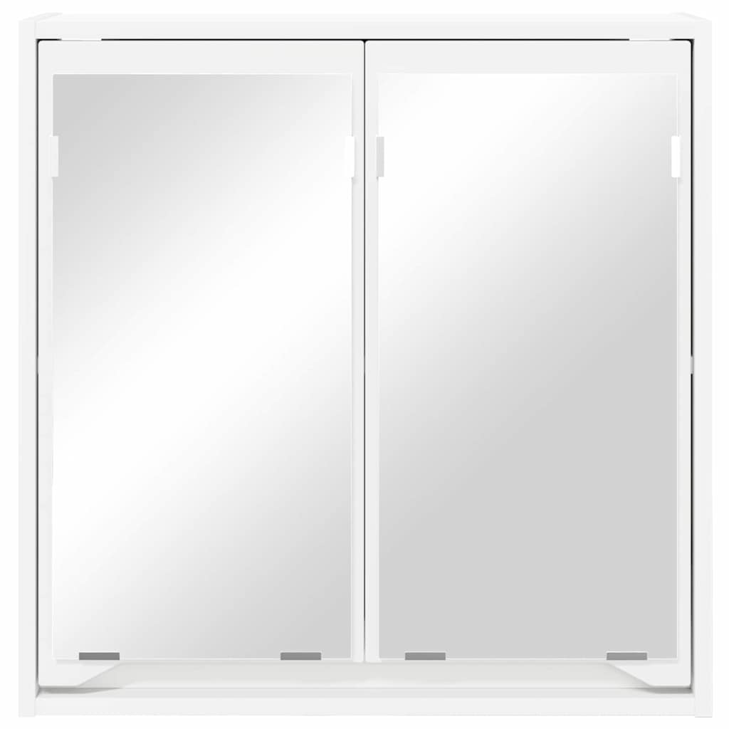 Bathroom Mirror Cabinet White 60 x 20 x 60 cm Engineered Wood