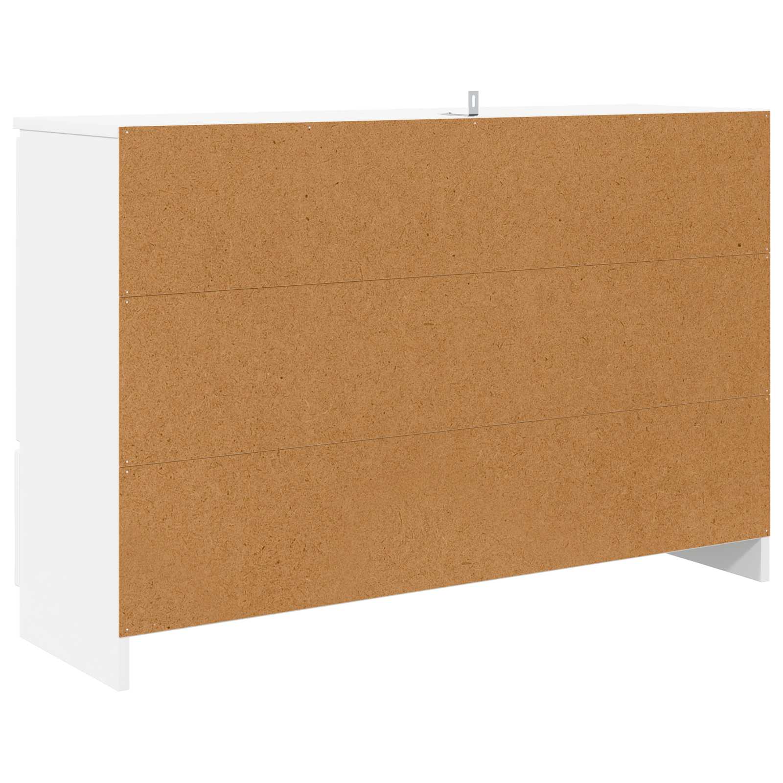 Sideboard with Drawer White 100 by 30 by 65.6 Engineered Wood