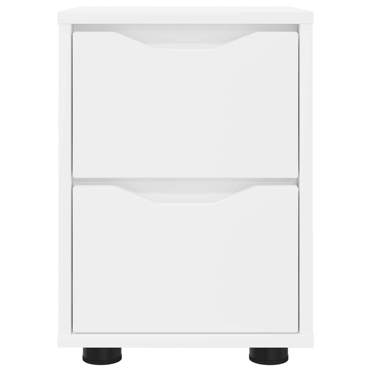 Bedside Tables 2 pcs White 30.5 x 30 x 43 cm Engineered Wood