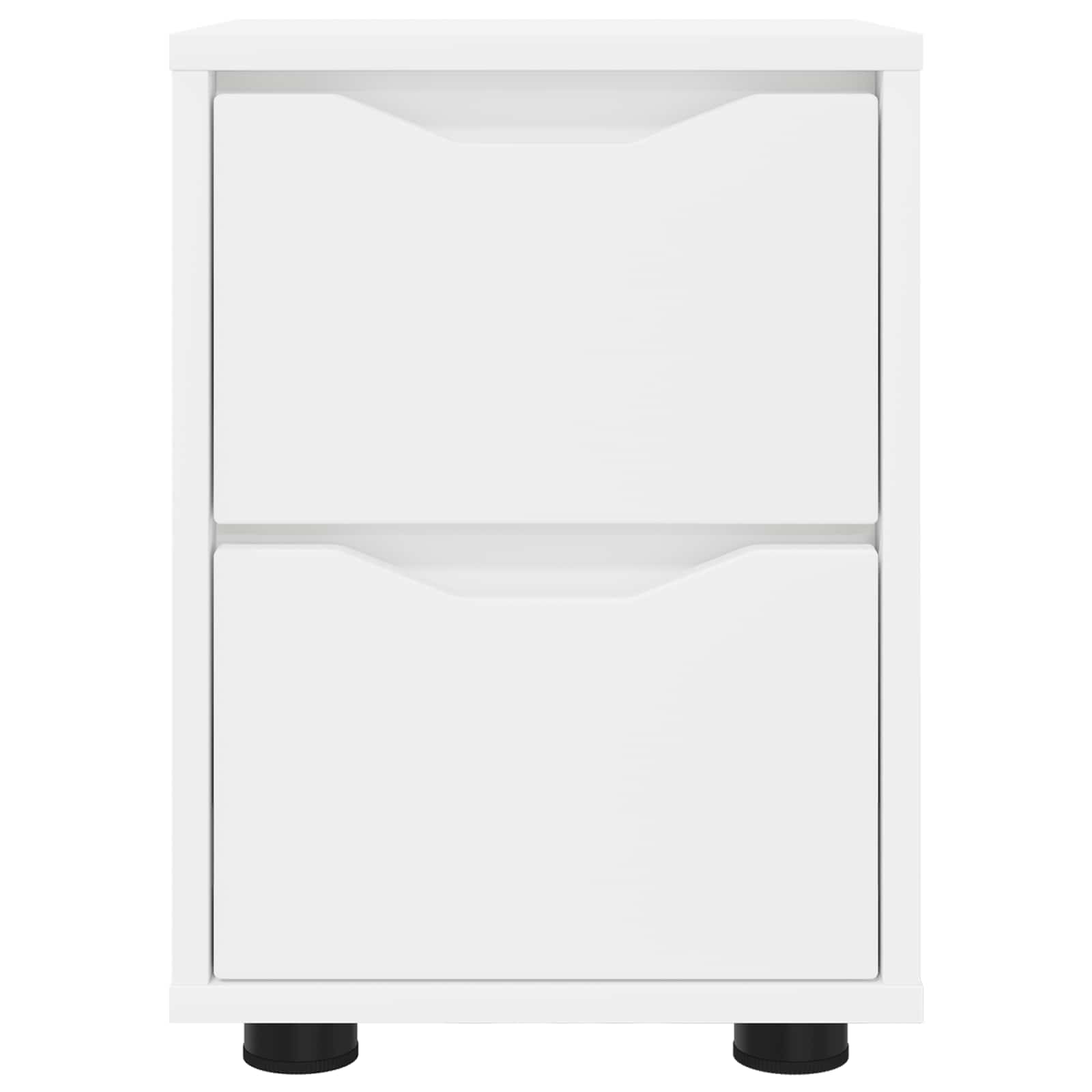 Bedside Tables 2 pcs White 30.5 x 30 x 43 cm Engineered Wood
