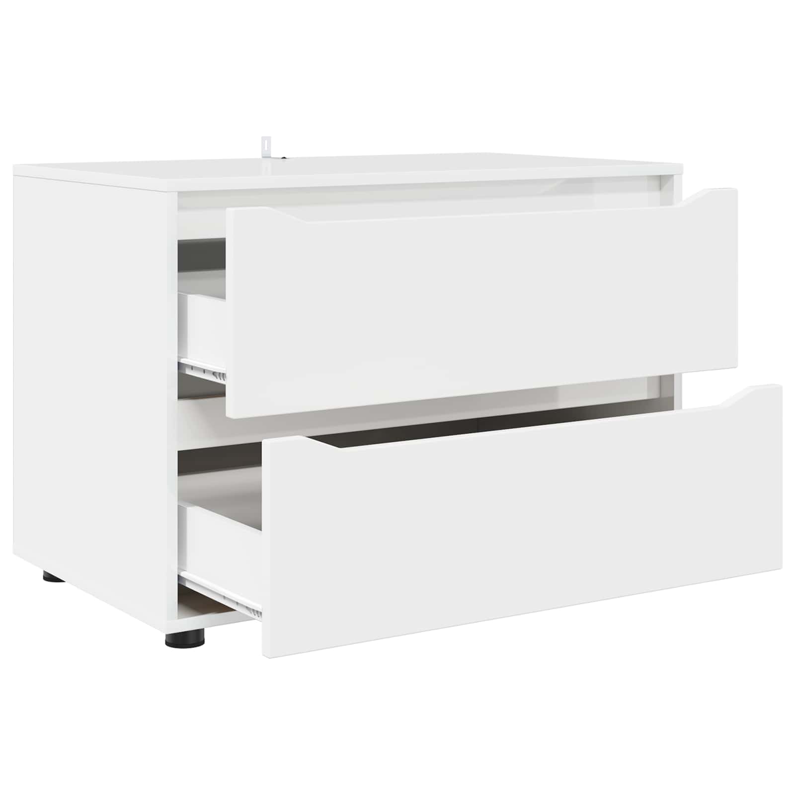 Storage Cabinet 80 x 48 x 57 cm Engineered Wood White