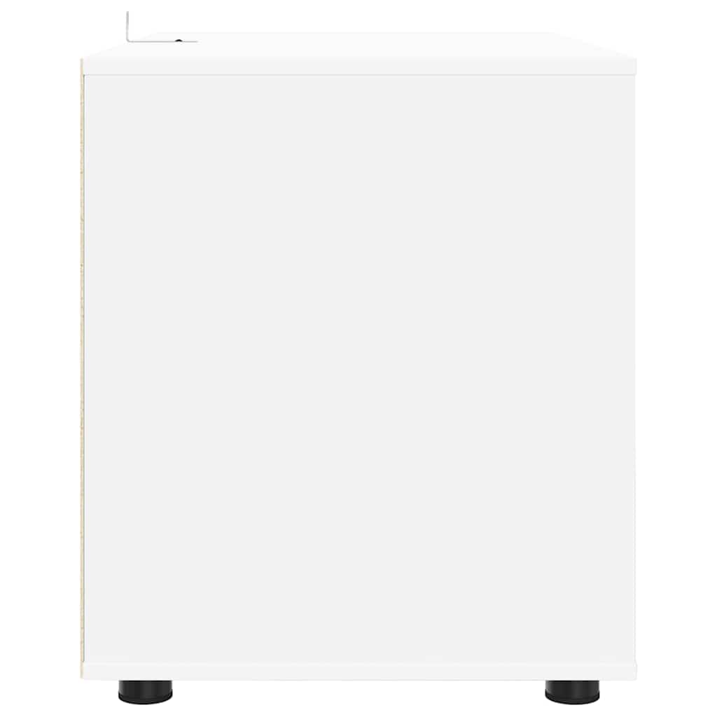 Storage Cabinet White 80 x 48 x 57 cm Engineered Wood