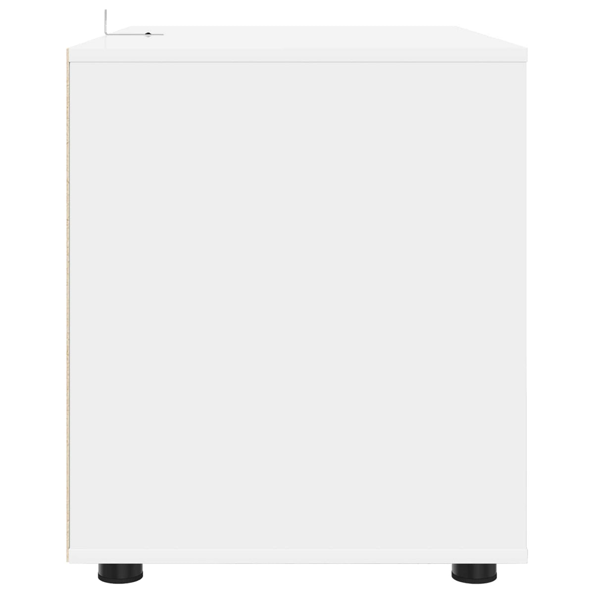 Storage Cabinet 80 x 48 x 57 cm Engineered Wood White