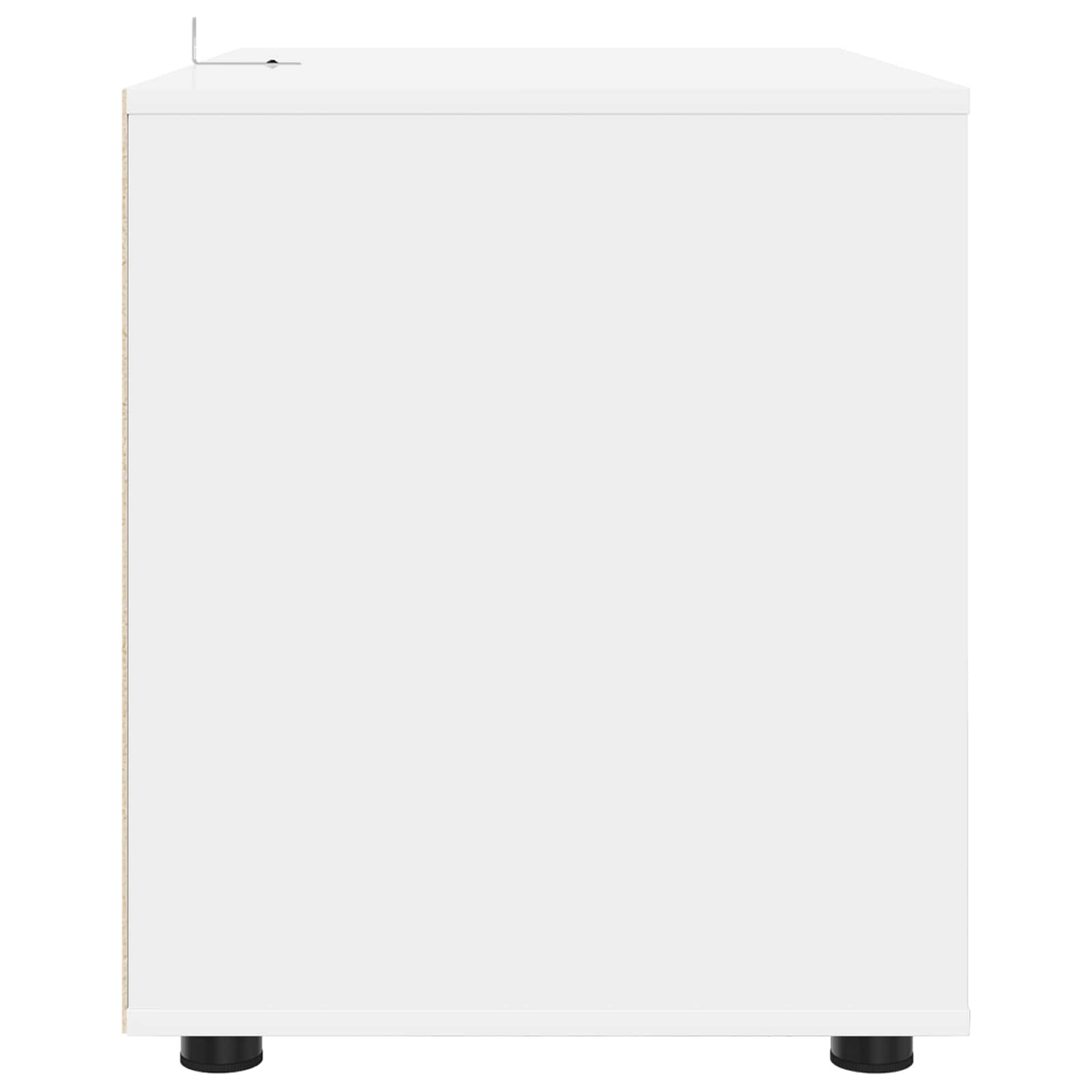 Storage Cabinet 80 x 48 x 57 cm Engineered Wood White