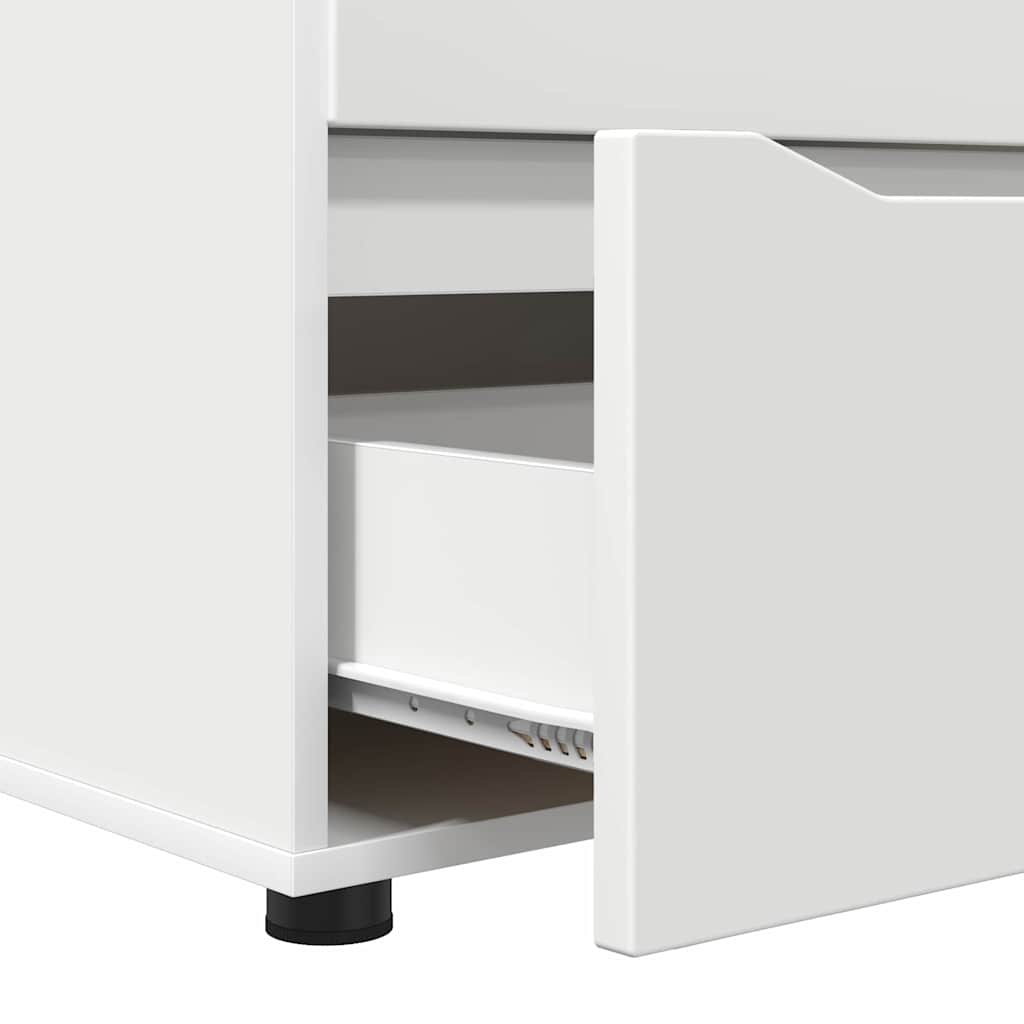 Storage Cabinet White 60 x 48 x 57 cm Engineered Wood