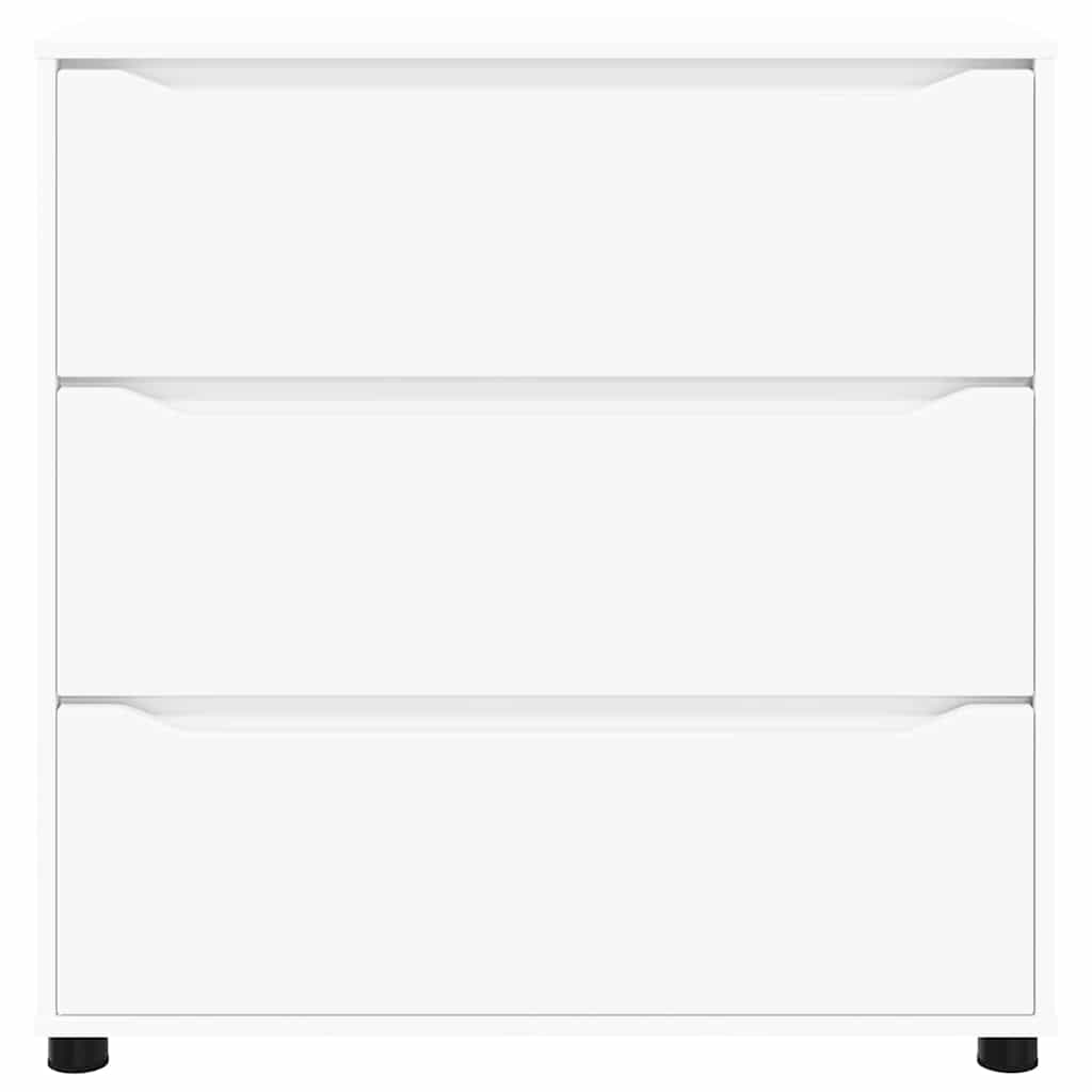 Storage Cabinet White 80 x 31 x 81 cm Engineered Wood