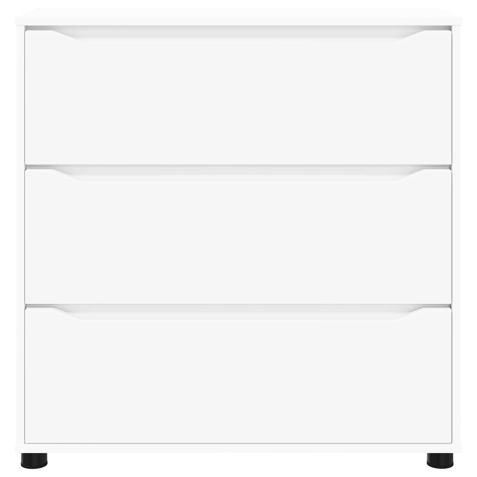 Storage Cabinet White 80 x 31 x 81 cm Engineered Wood