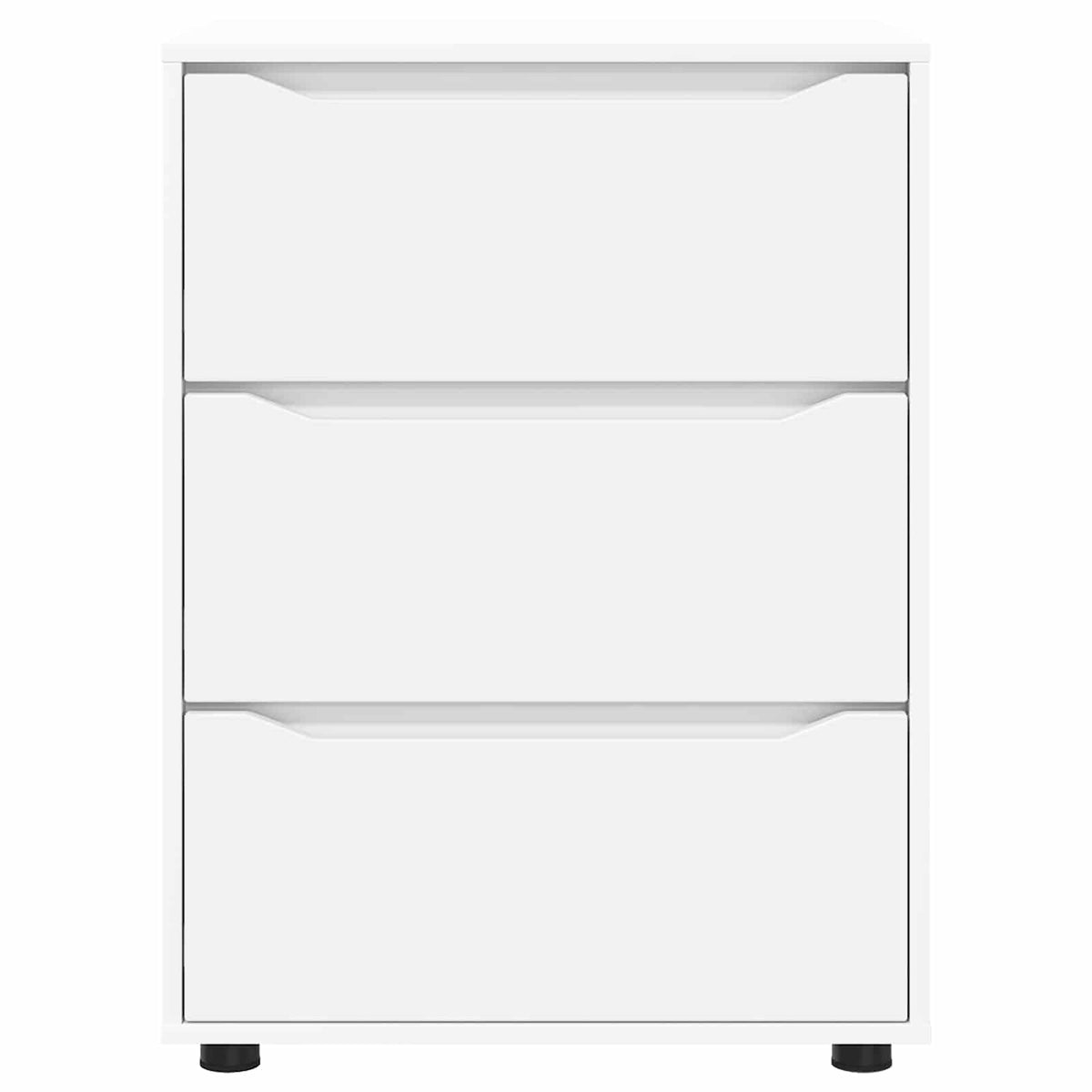 Storage Cabinet White 60 x 48 x 81 cm Engineered Wood