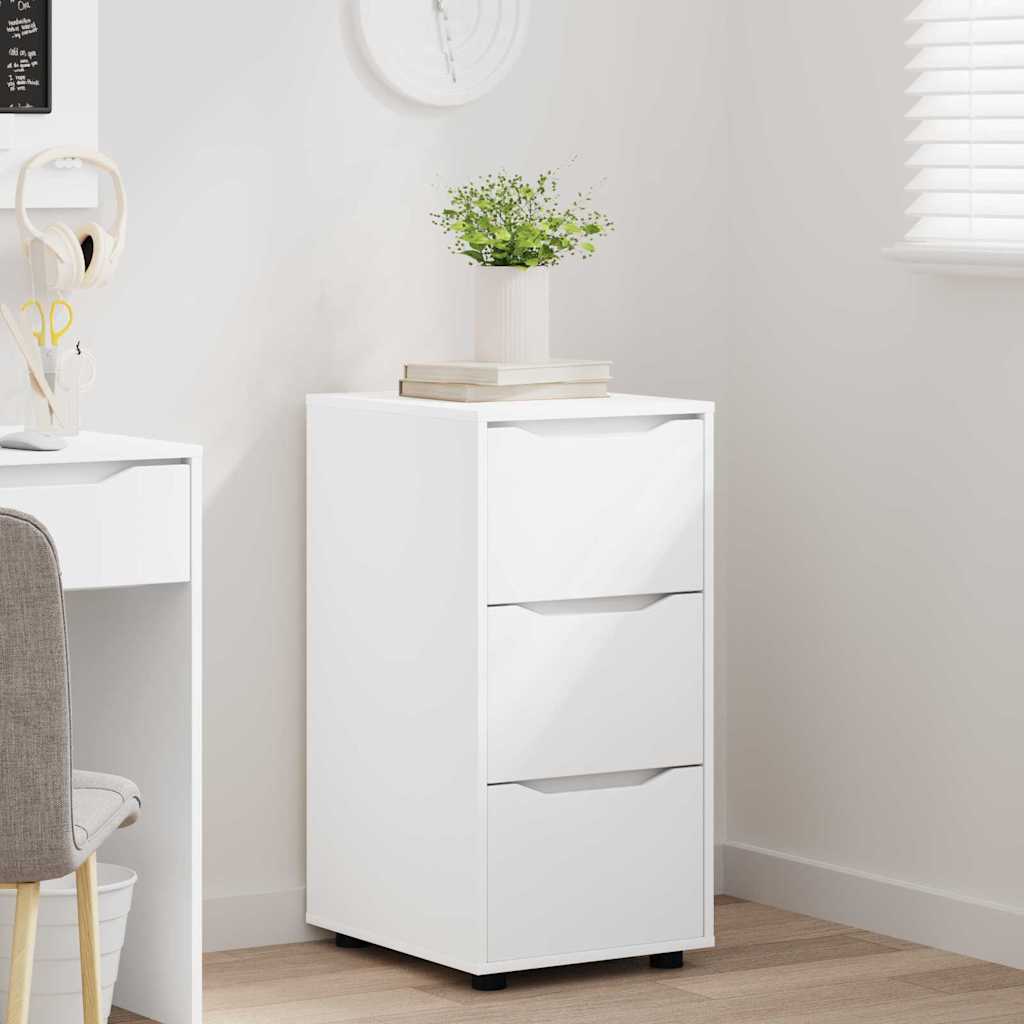 Storage Cabinet White 40 x 48 x 81 cm Engineered Wood