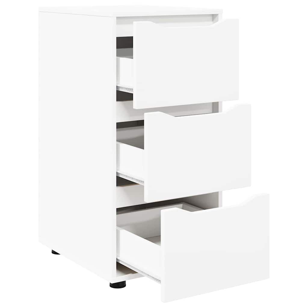 Storage Cabinet White 40 x 48 x 81 cm Engineered Wood