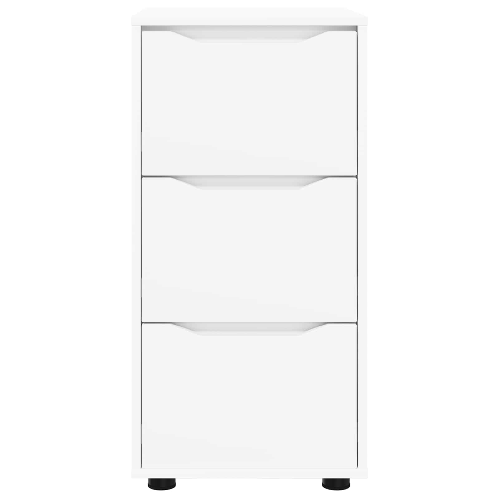 Storage Cabinet White 40 x 48 x 81 cm Engineered Wood