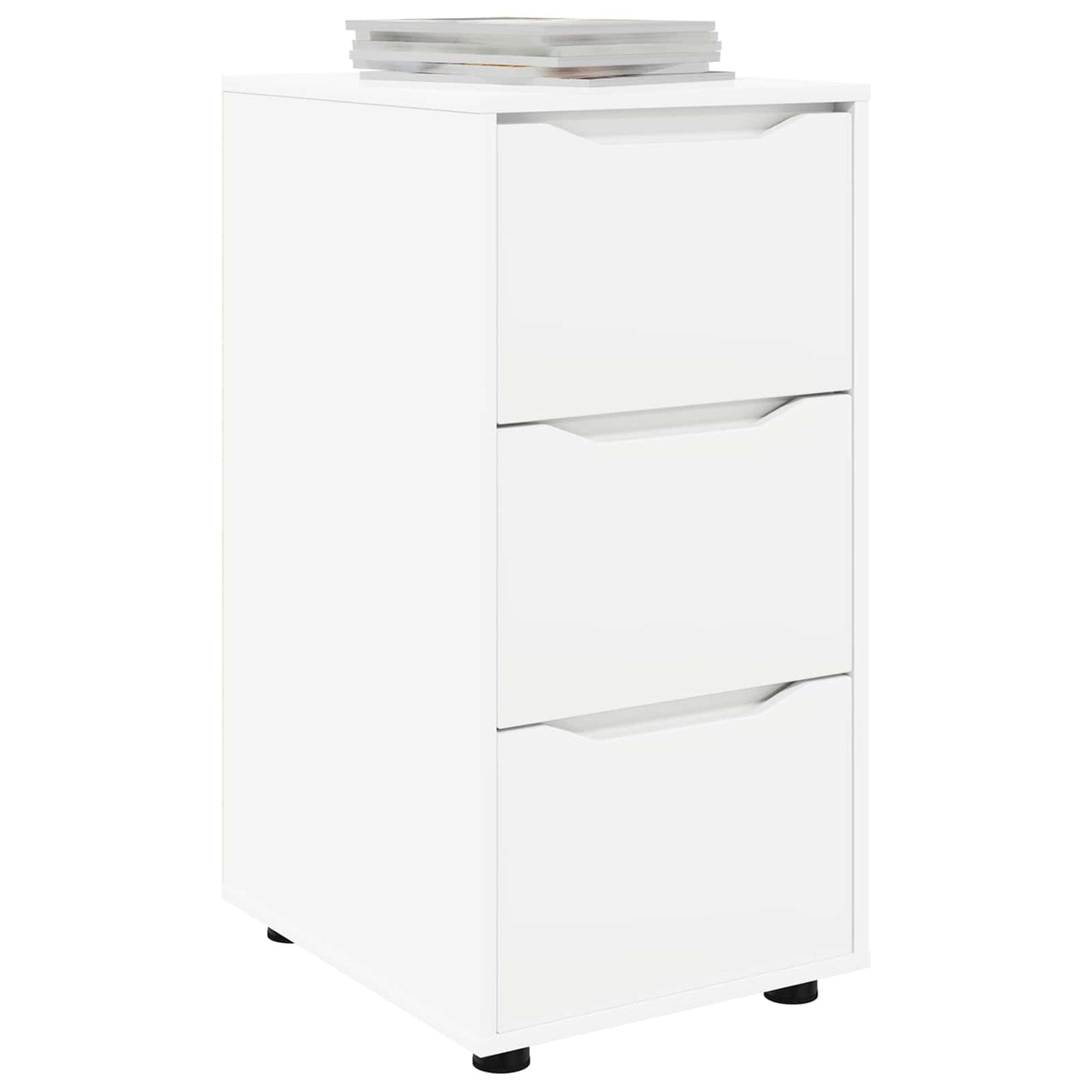 Storage Cabinet White 40 x 48 x 81 cm Engineered Wood