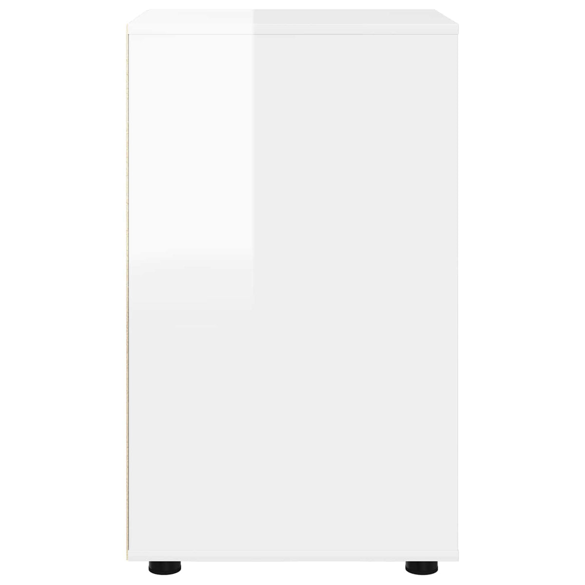 Storage Cabinet High Gloss White 40 x 48 x 81 cm