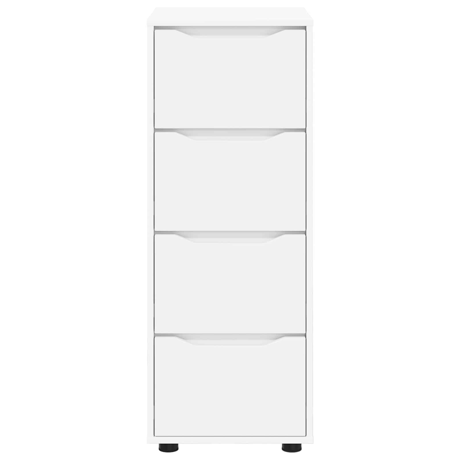 Storage Cabinet White 40 x 48 x 105 cm Engineered Wood