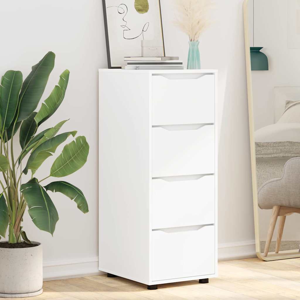 Storage Cabinet High Gloss White 40 x 48 x 105 cm