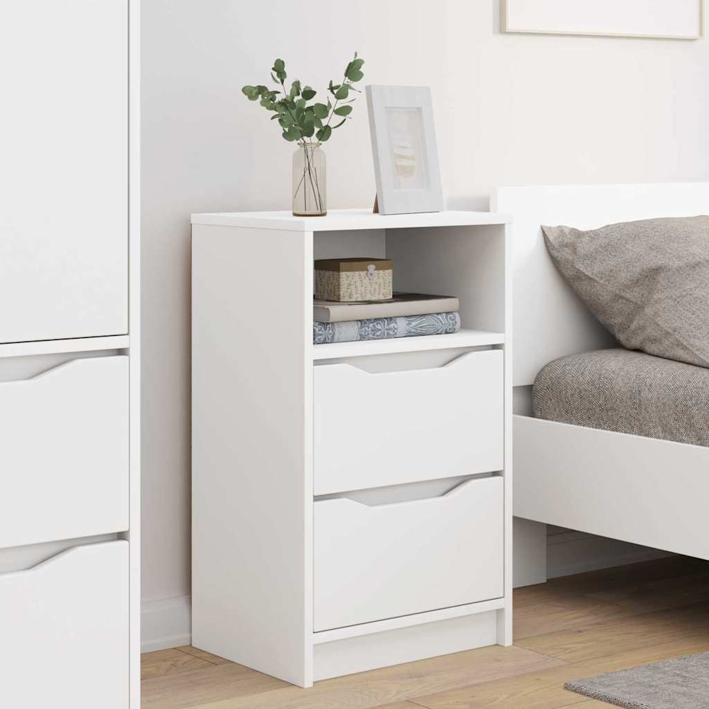 Bedside Tables 2 pcs White 40 x 30 x 467 cm Engineered Wood