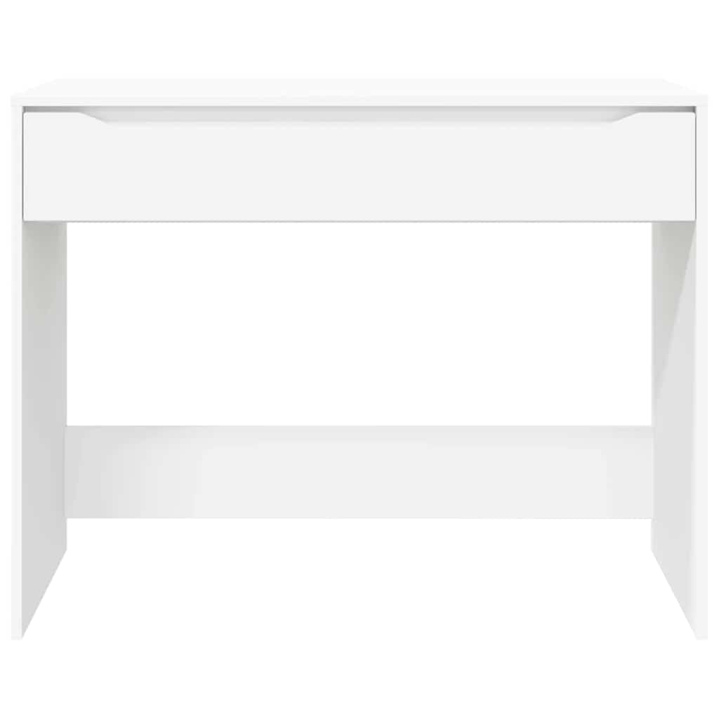 Desk with Drawer White 100 x 50 x 78 cm Engineered Wood
