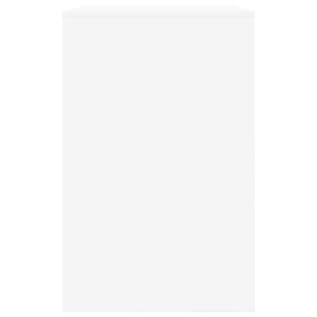 Desk with Drawer White 100 x 50 x 78 cm Engineered Wood