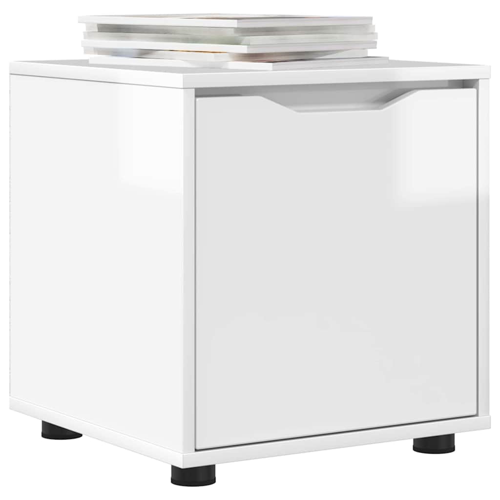 Bathroom Cabinet High Gloss White 40.5 x 40 x 44 cm