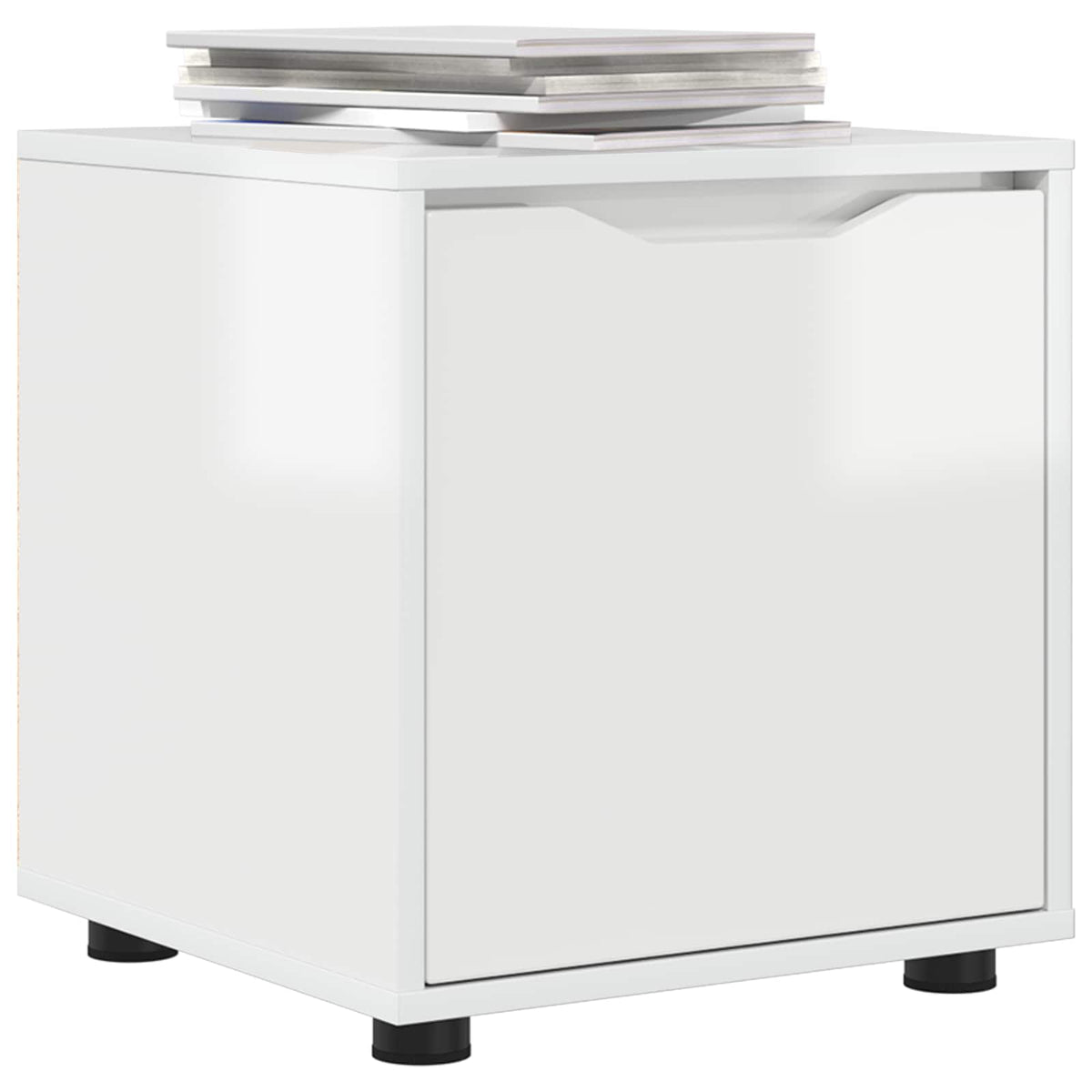 Bathroom Cabinet High Gloss White 40.5 x 40 x 44 cm