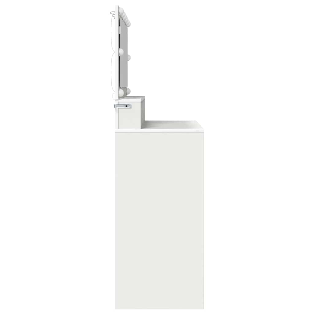 Bedroom Dressing Tables with Drawer White 80 x 39.6 x 135 cm