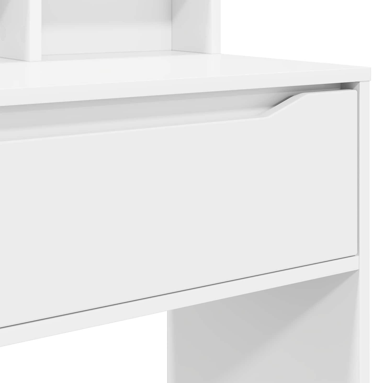 Bedroom Dressing Tables with Drawer White 80 x 39.6 x 135 cm