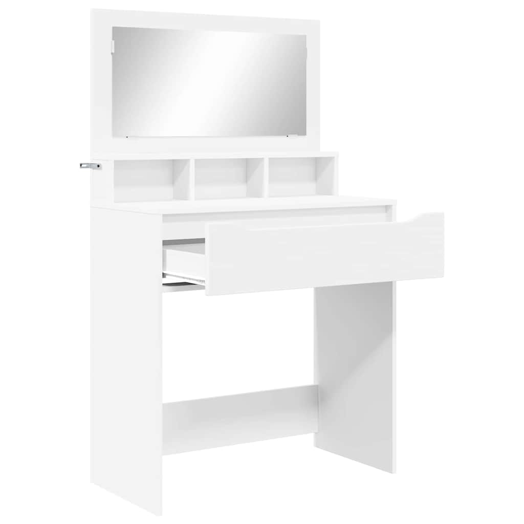 Bedroom Dressing Tables with Drawer White 80 x 39.6 x 135 cm