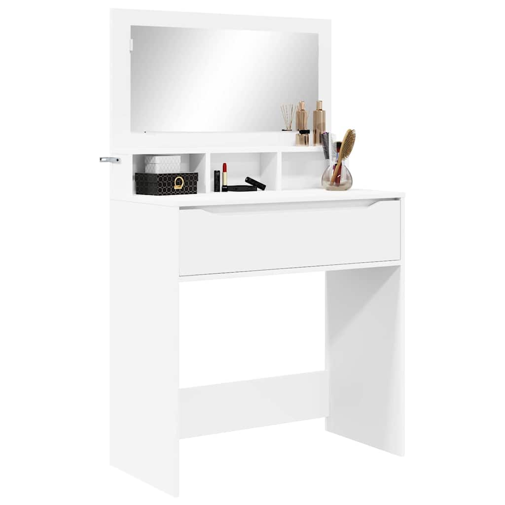 Bedroom Dressing Tables with Drawer White 80 x 39.6 x 135 cm