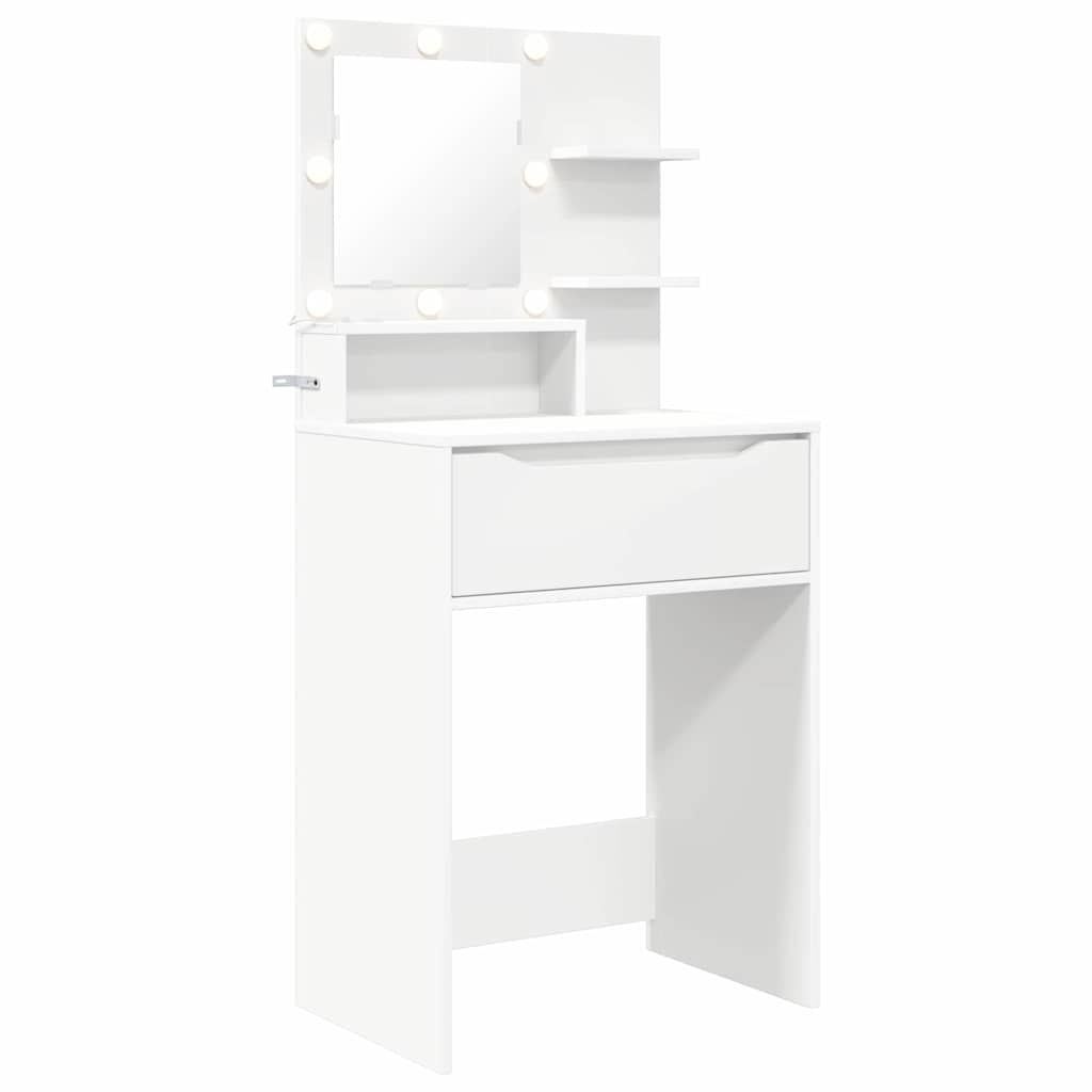 Bedroom Dressing Tables with Drawer White 80 x 39.6 x 135 cm